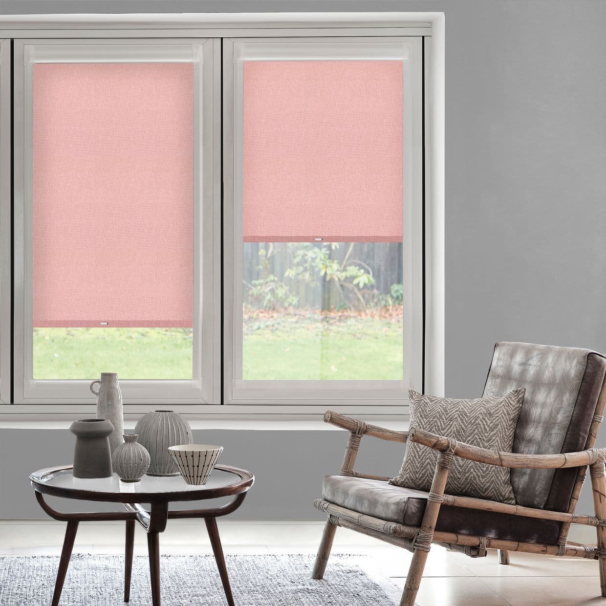 Minnie Roasted Red Perfect Fit Roller blind