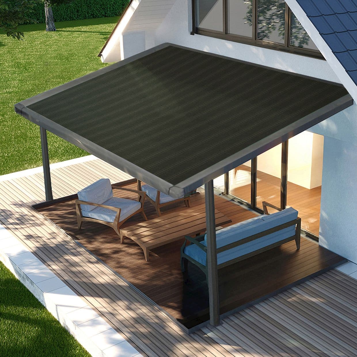 Halo Forest Green Awning