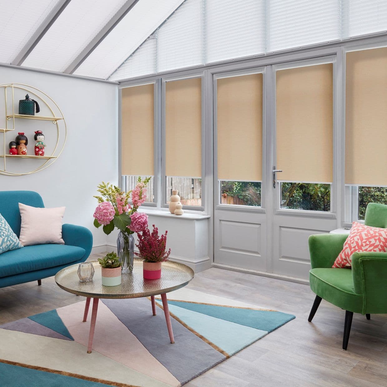 Ozbek Sand Conservatory Roller blind
