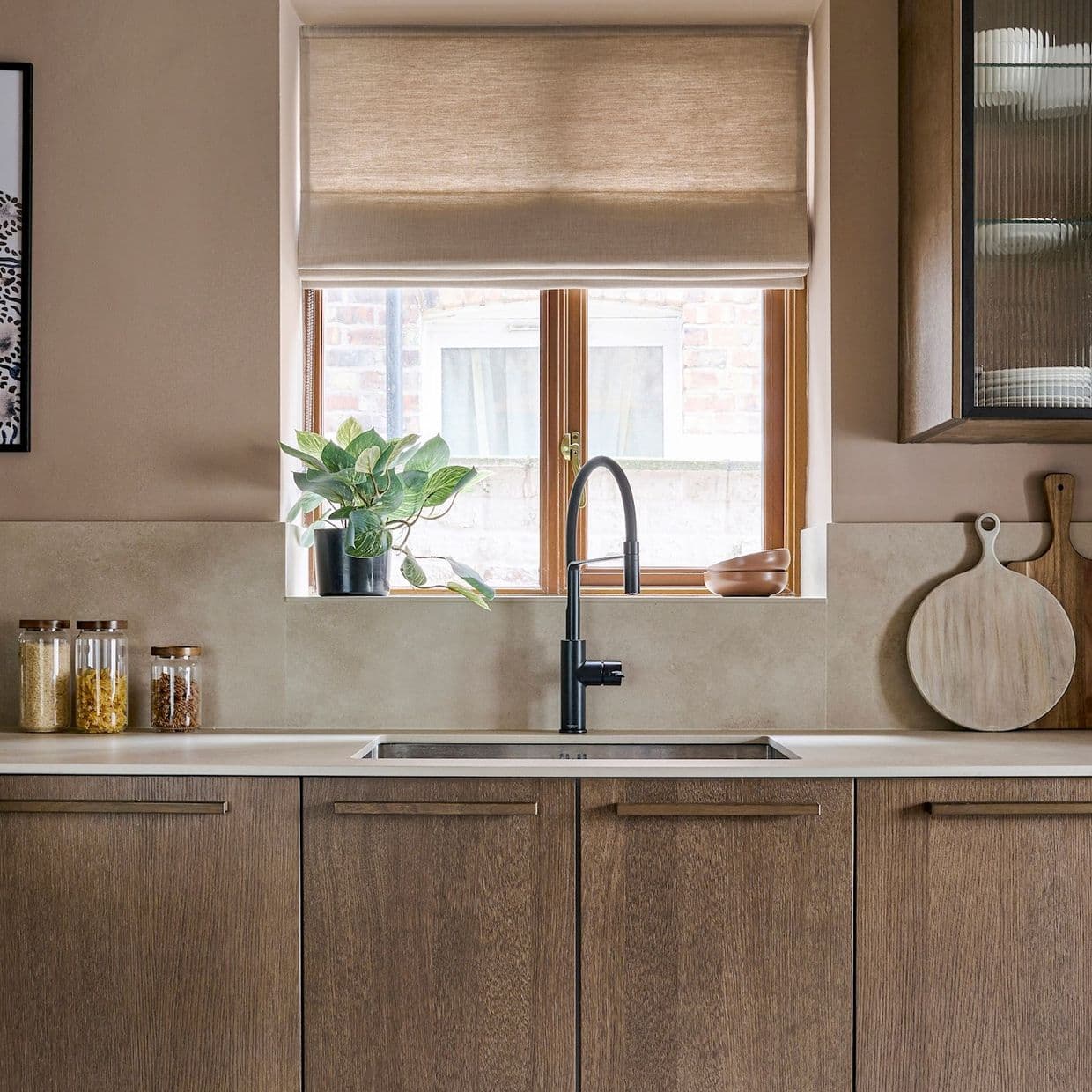 Lindora Linen Roman Blind