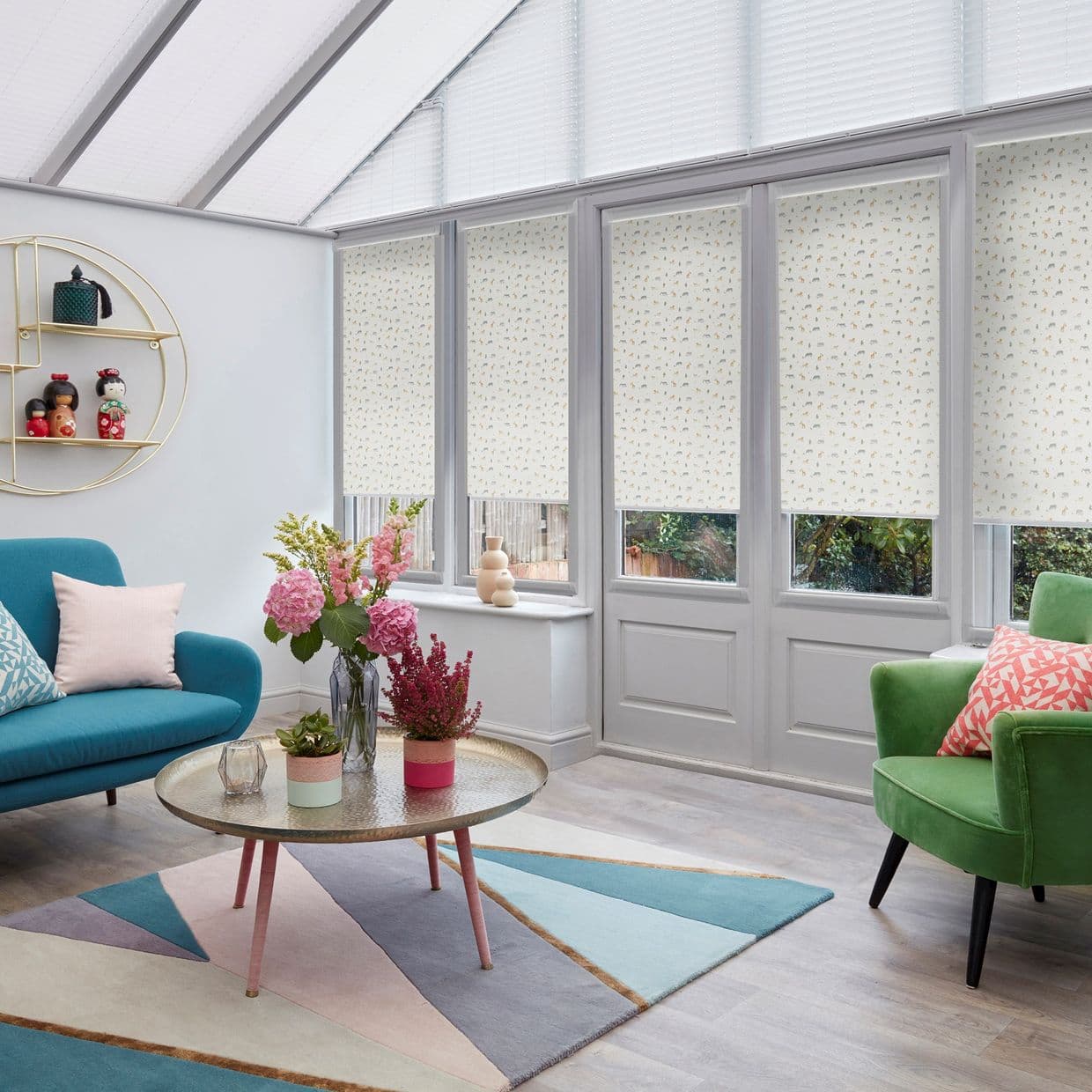 Safari Blackout Jungle Conservatory Roller blind