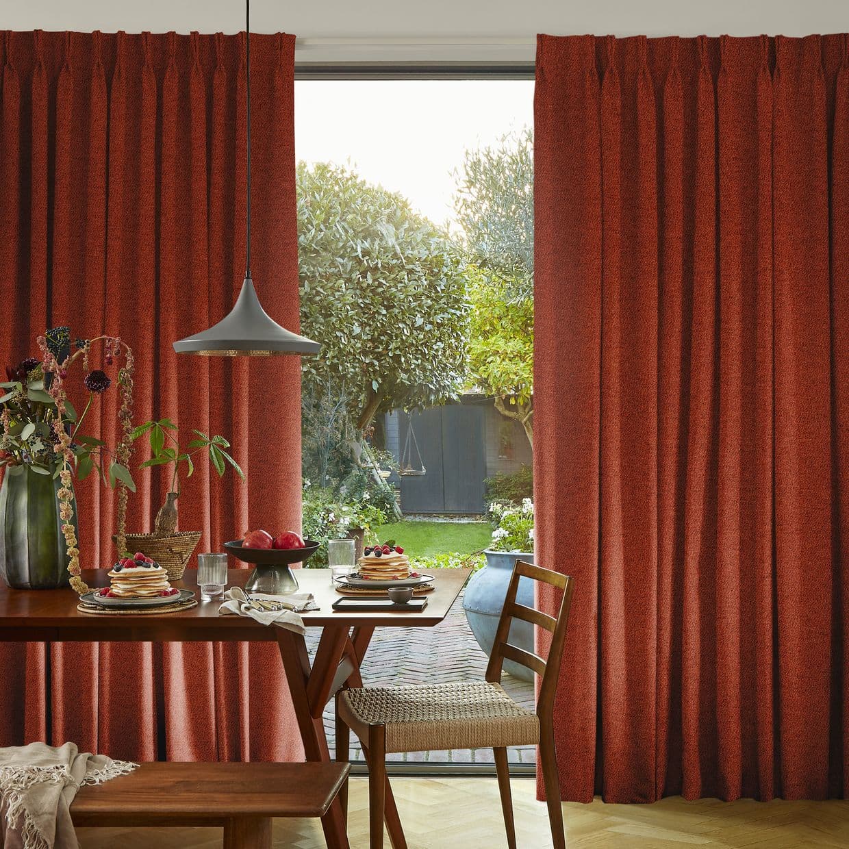 Soho Bouclé Spice Curtain
