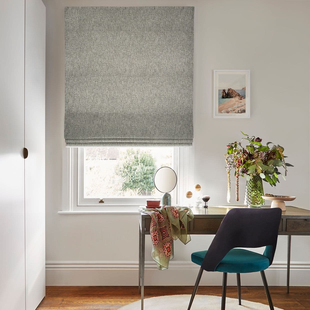 Paloma Tan Roman blind