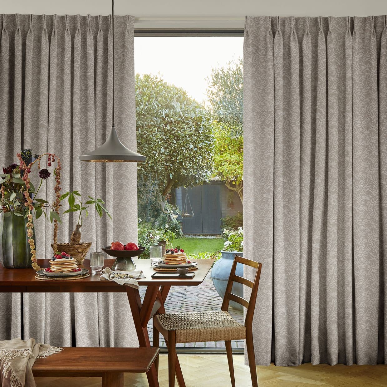 Fronds Natural Curtain