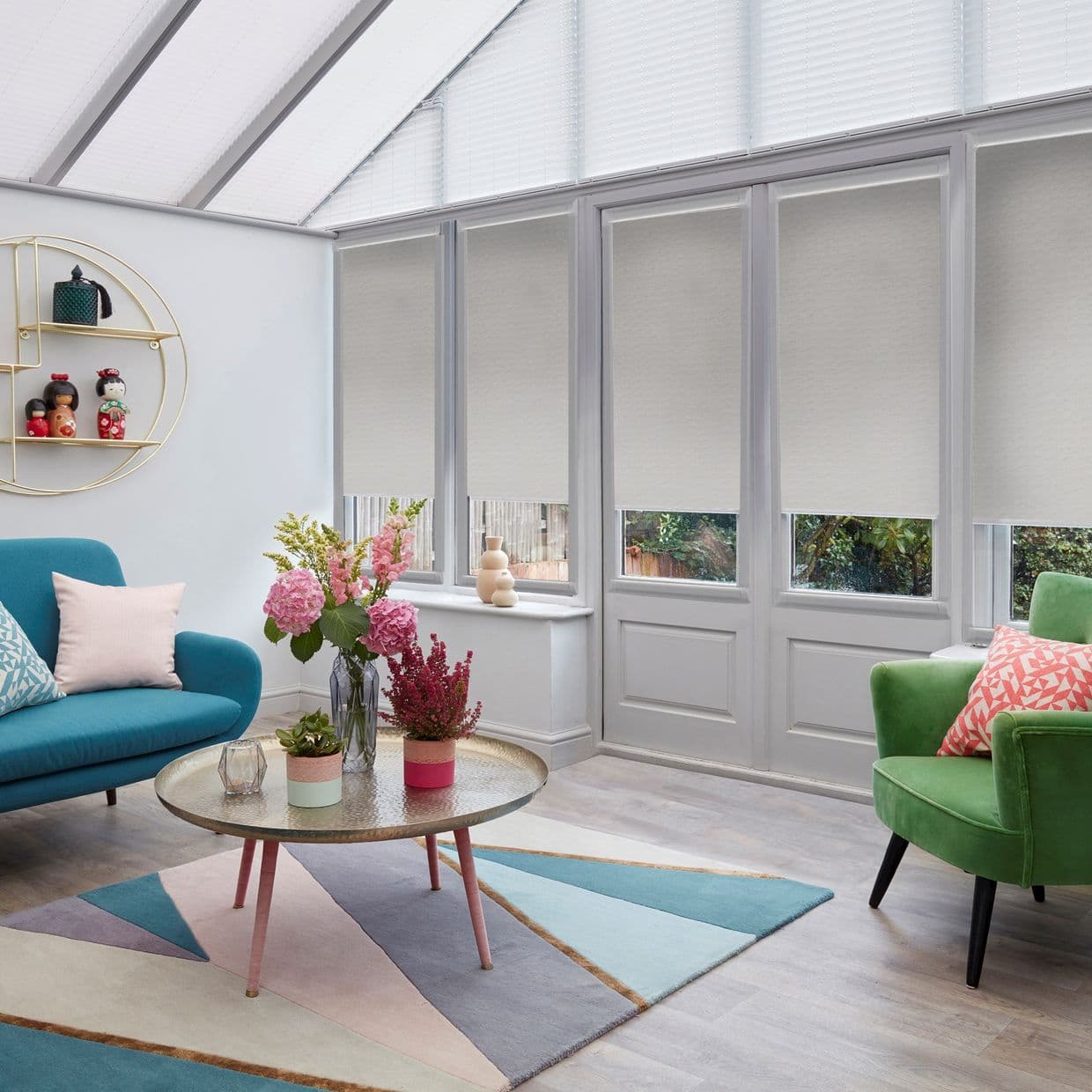 Oslo Silver Conservatory Roller blind