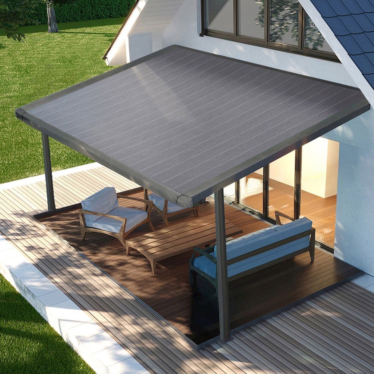 Naples Grey Awning