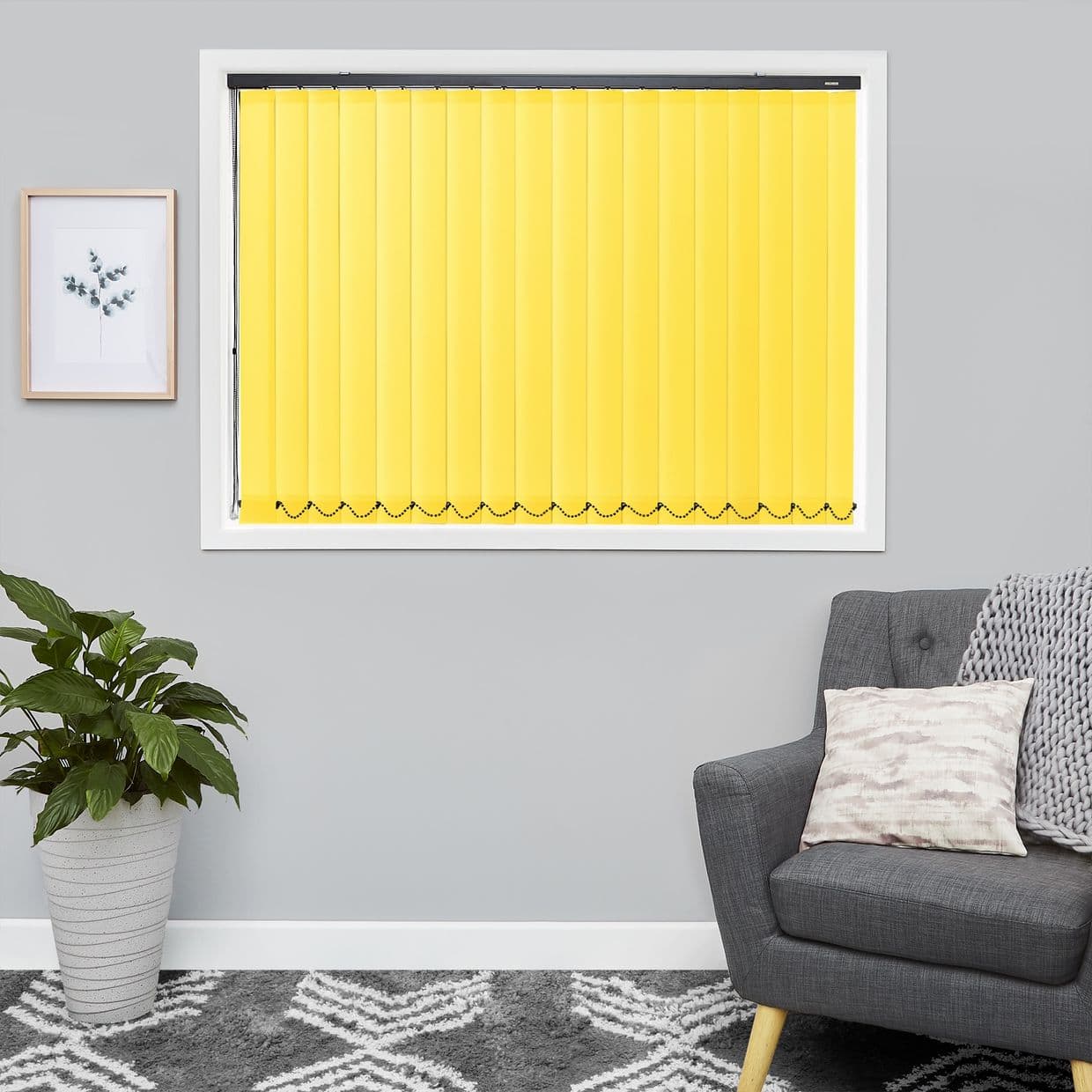 Acacia Canary Vertical Blind