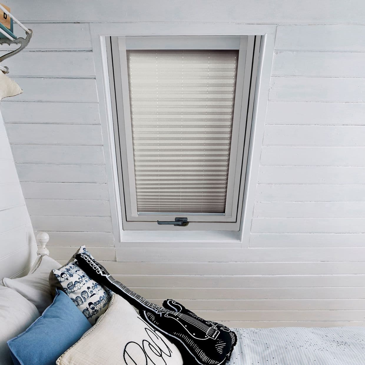 Profusion Silver Skylight Pleated Blind