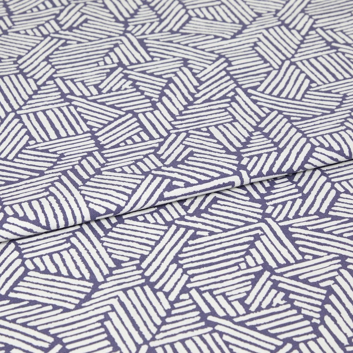 Parquet Blue Curtain