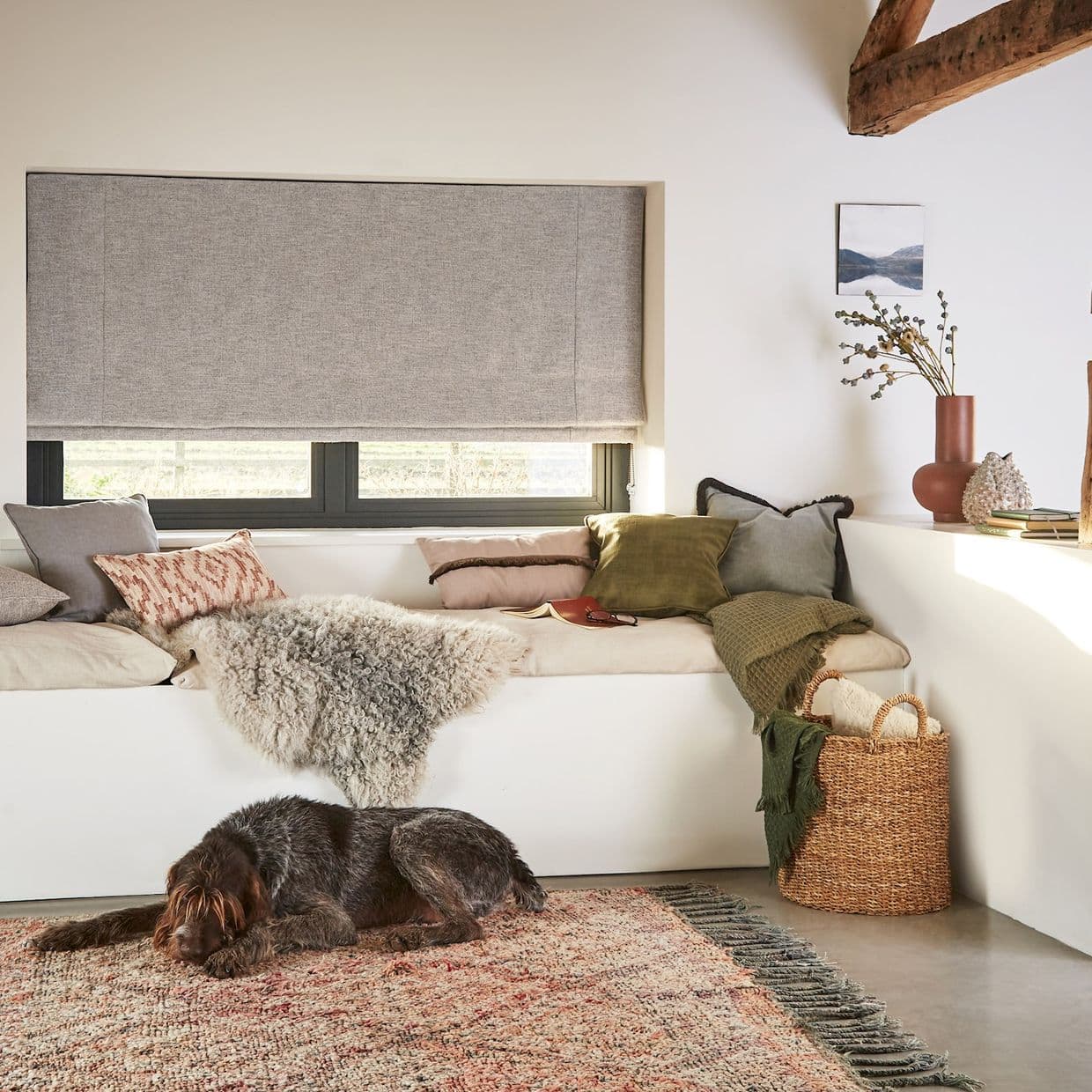 Nest Pewter Roman Blind