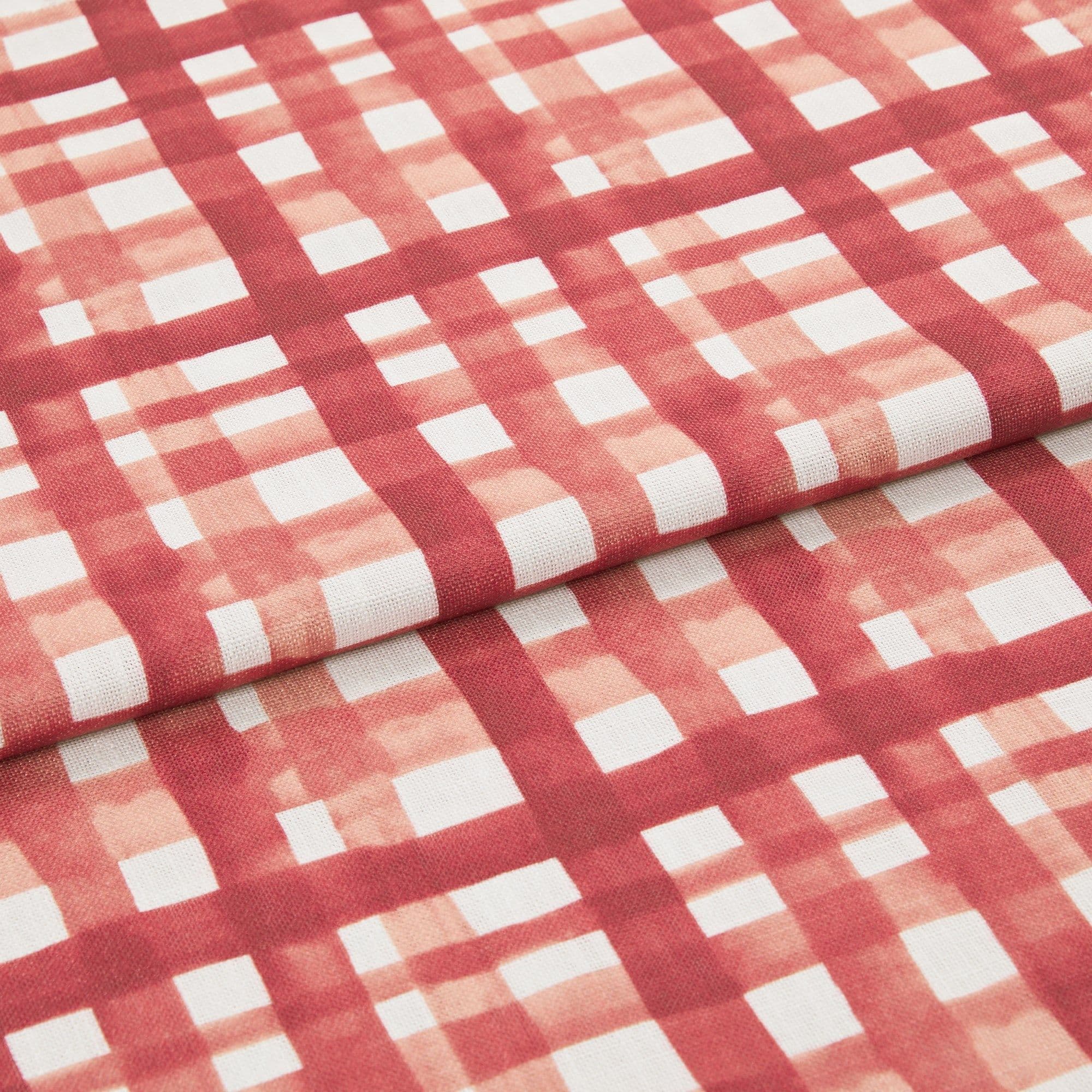 Gingham Rouge Roman Blind