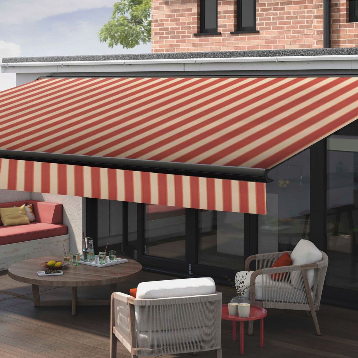 Boston Red Awning