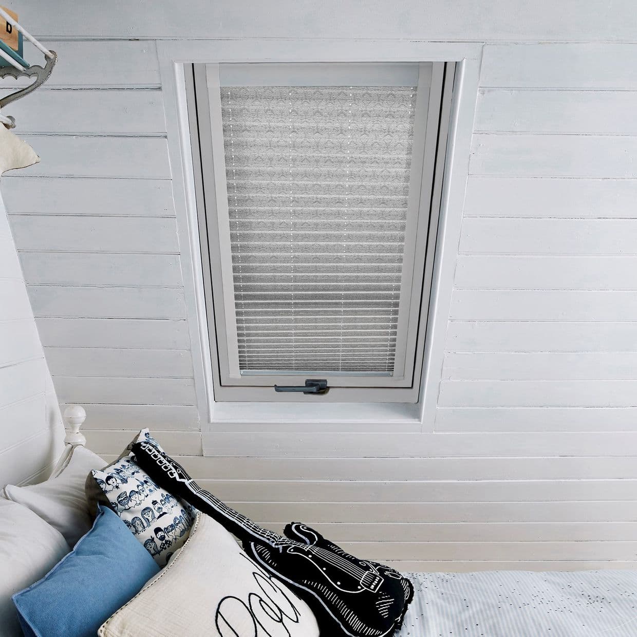 Moreno Pewter Skylight Pleated Blind