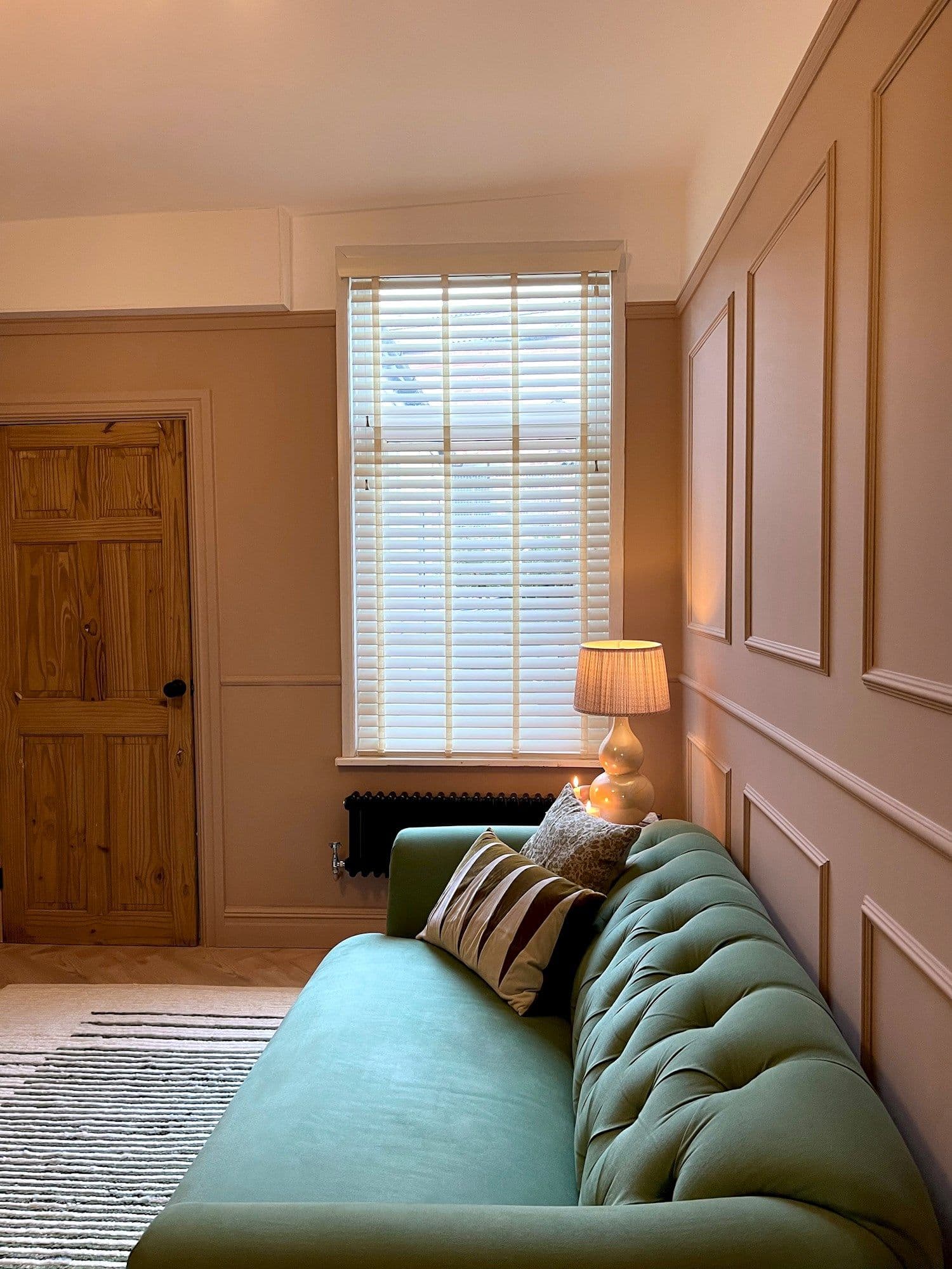 Illusions Matt White Faux Wood Venetian