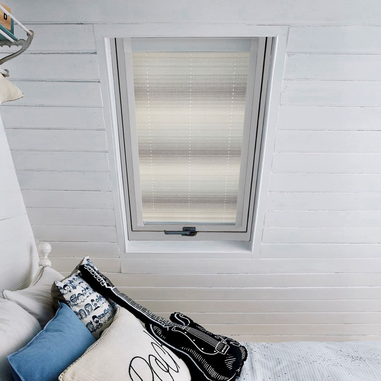 Harmony Grey Skylight Pleated Blind