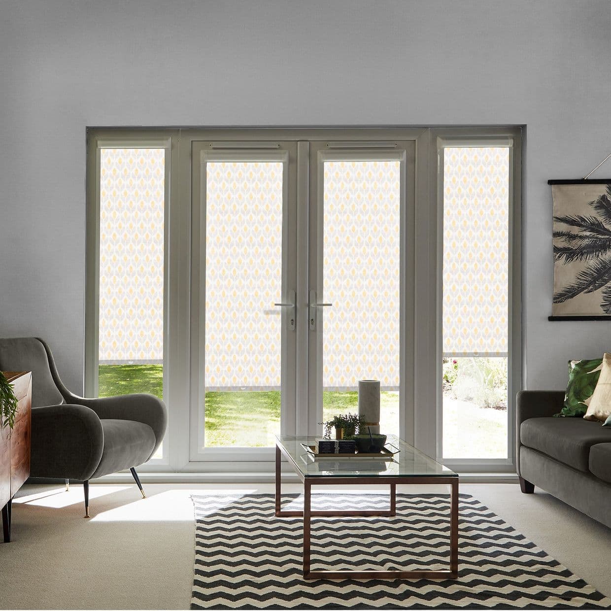 Petula Ochre Perfect Fit Roller blind