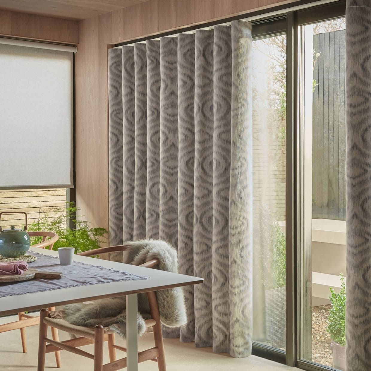 Tranquil Ash Curtain