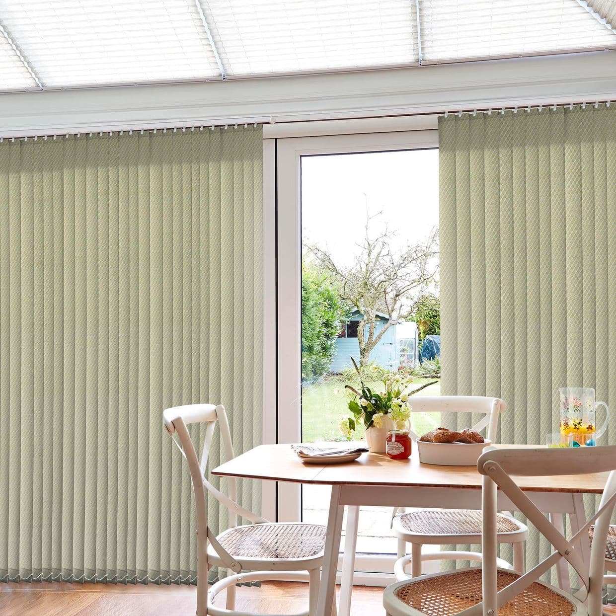 Hunter Olive Conservatory Vertical Blind