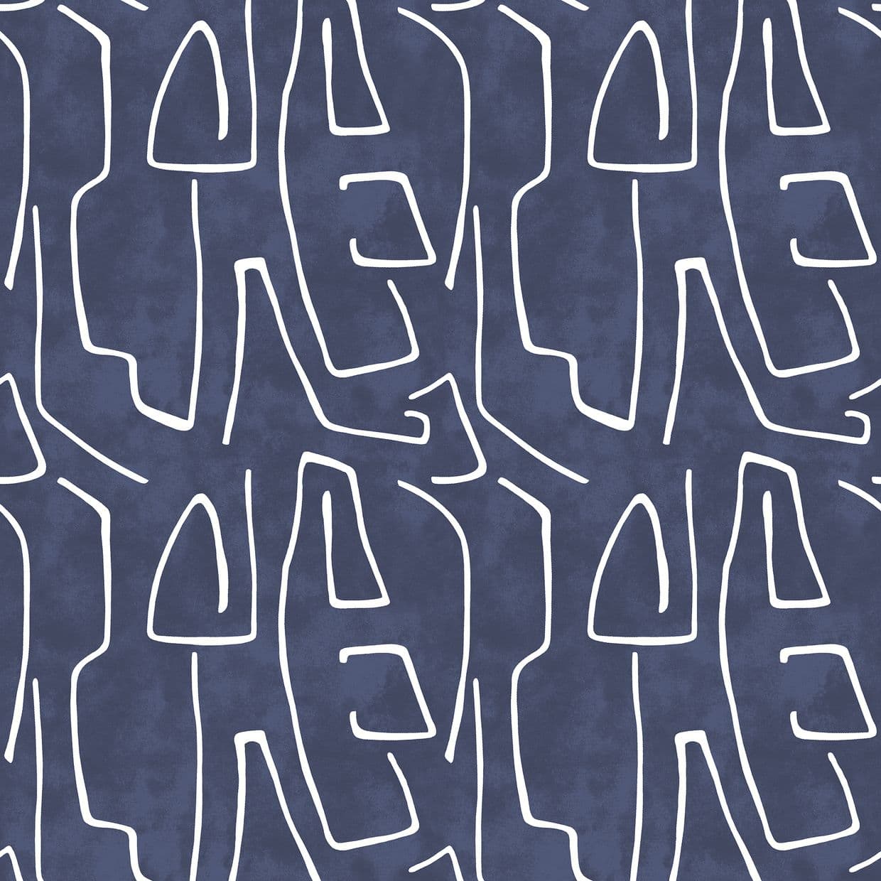 Nora Indigo Roman blind