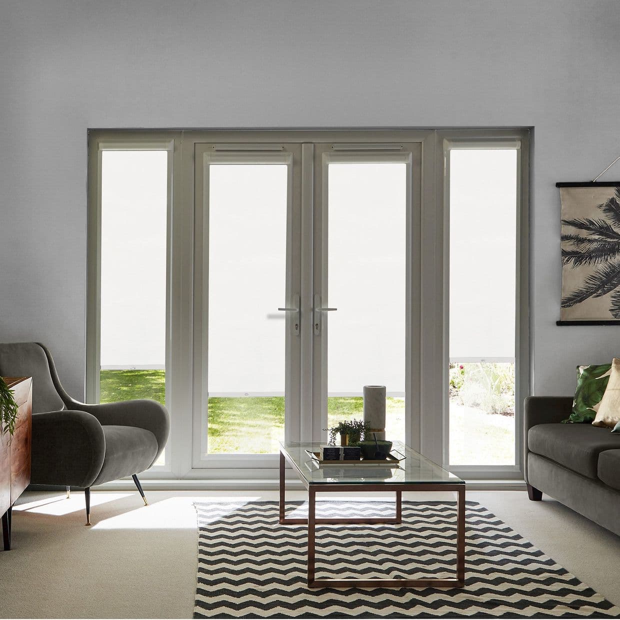 Jerico Blackout Snow Perfect Fit Roller blind