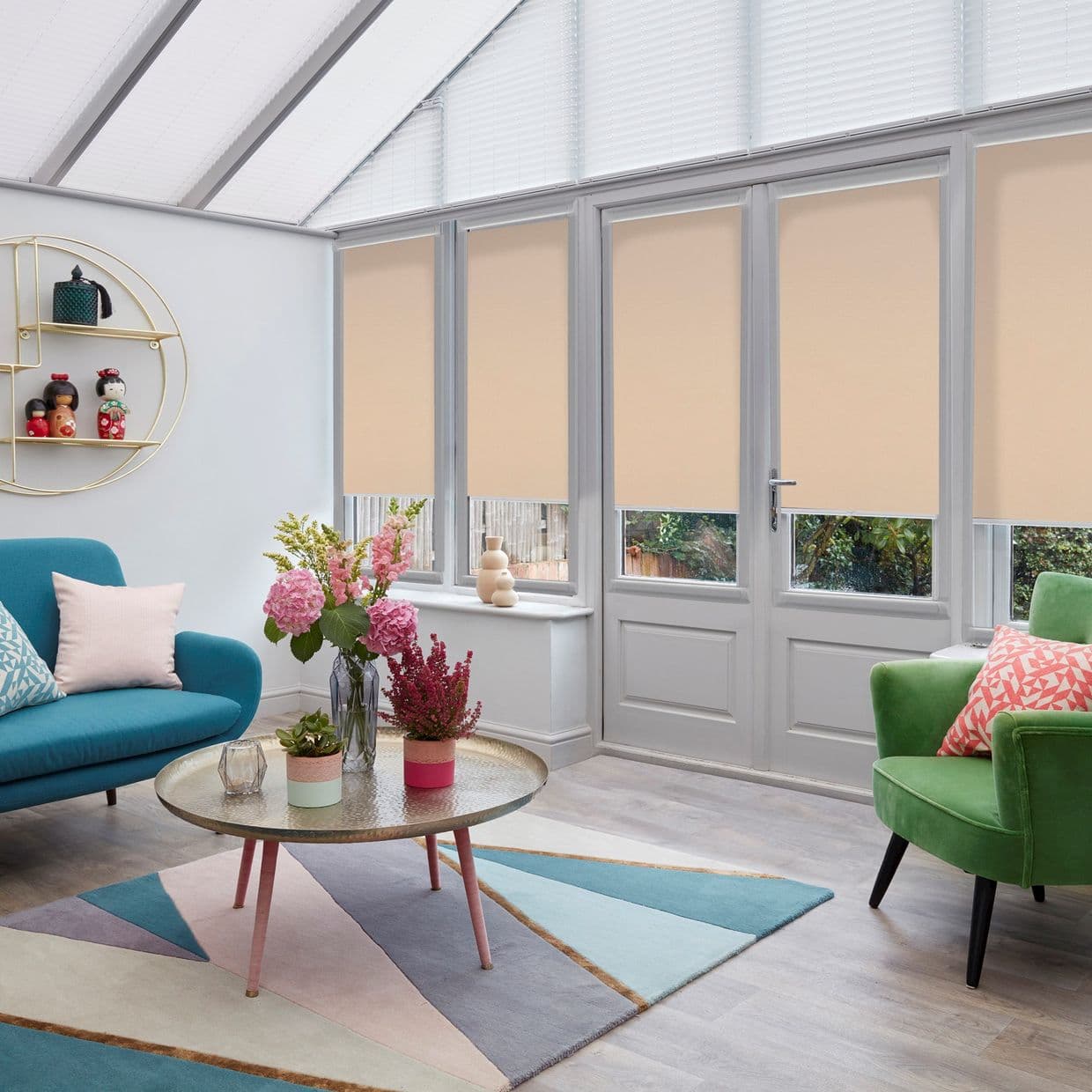 Acacia Taupe Conservatory Roller blind