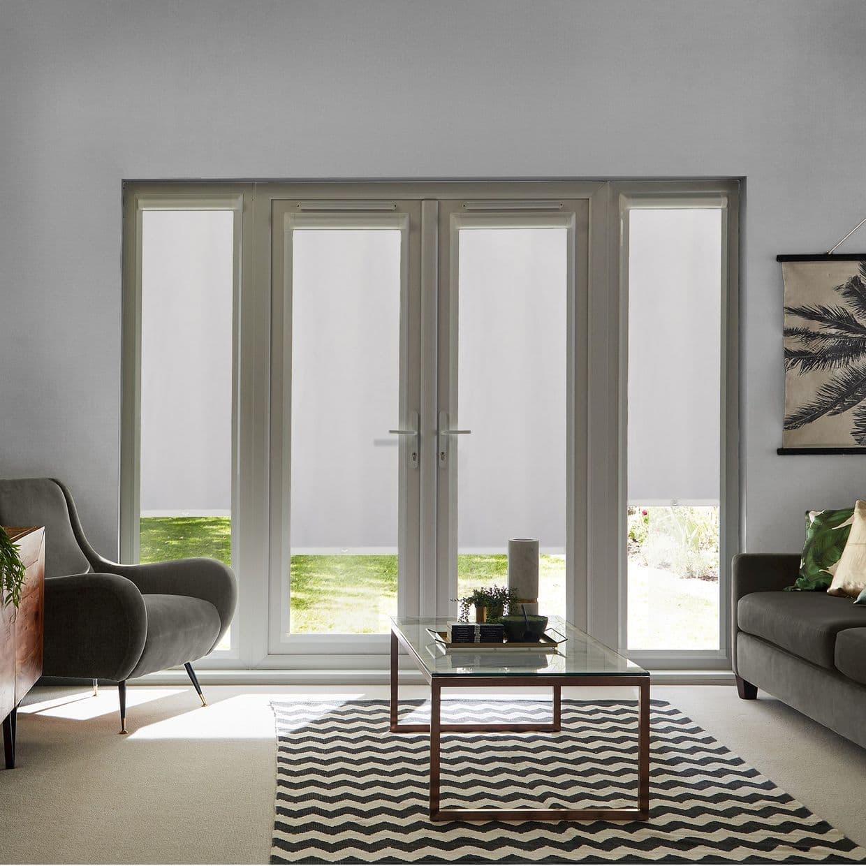 Stratford Grey Perfect Fit Roller blind