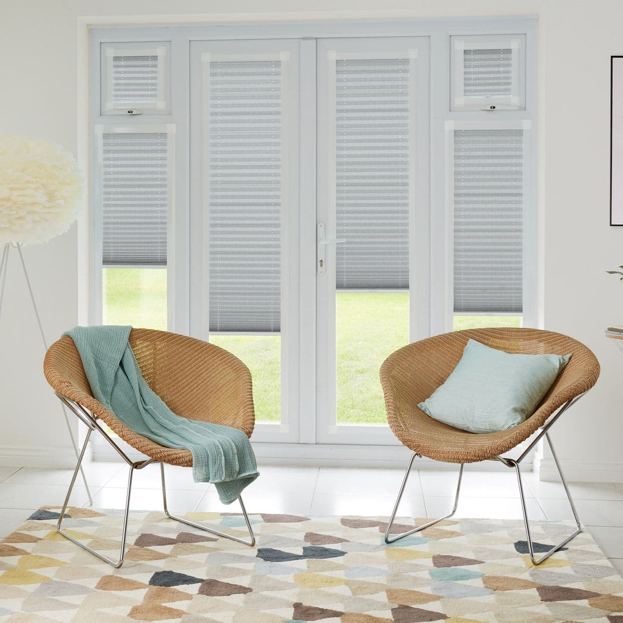 Bali Silver Perfect fit Pleated blind