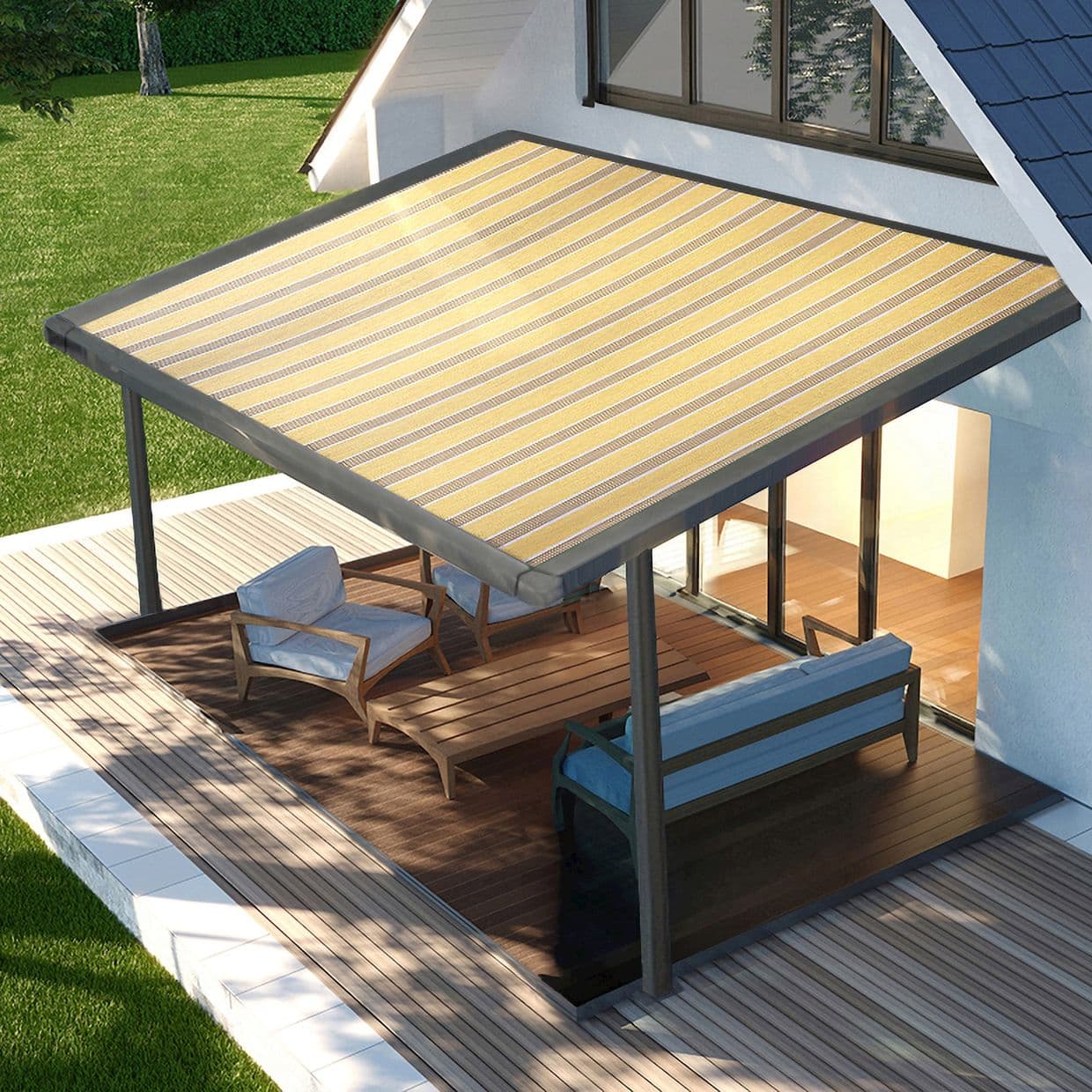 Manosque Yellow Awning