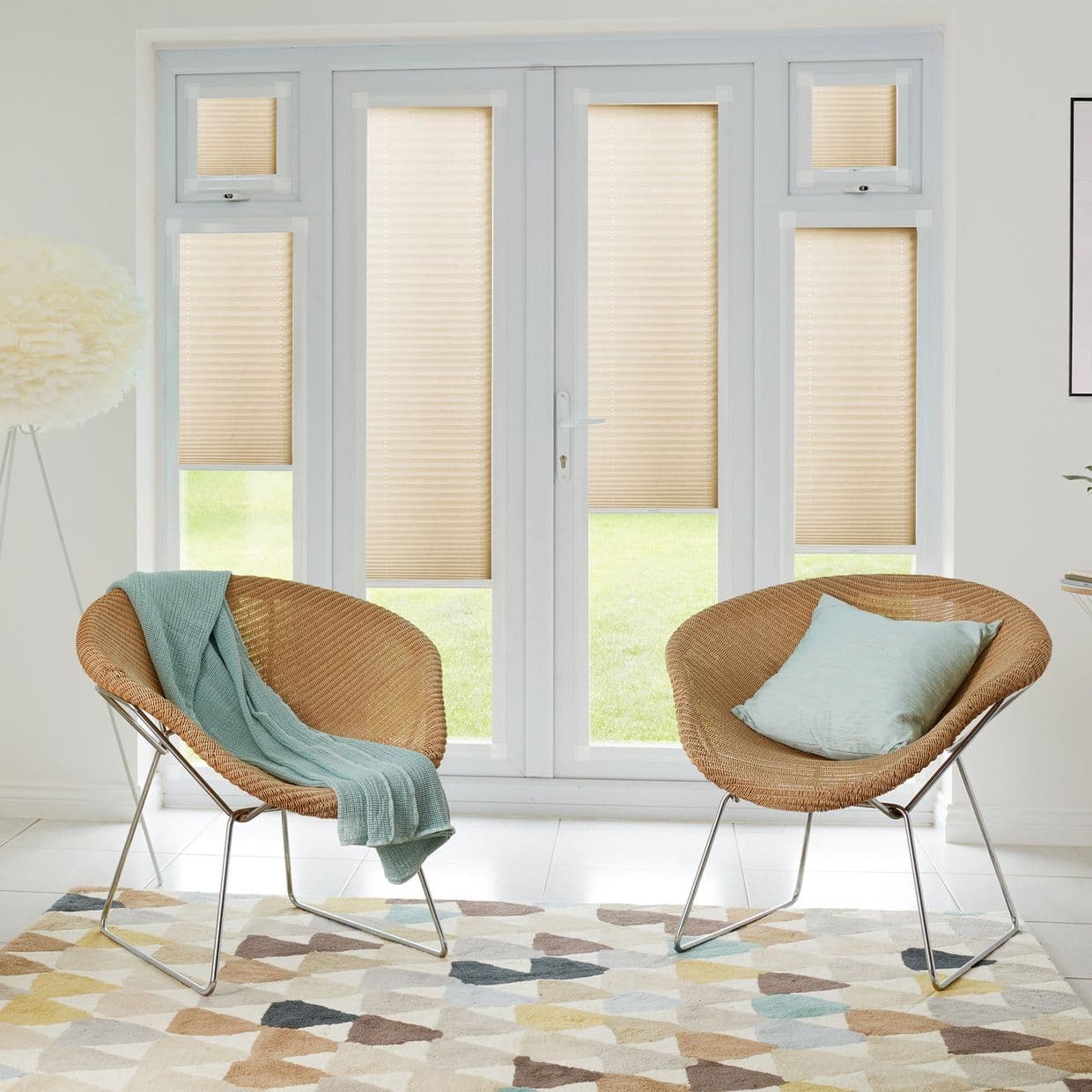Crush Linen Perfect fit Pleated blind