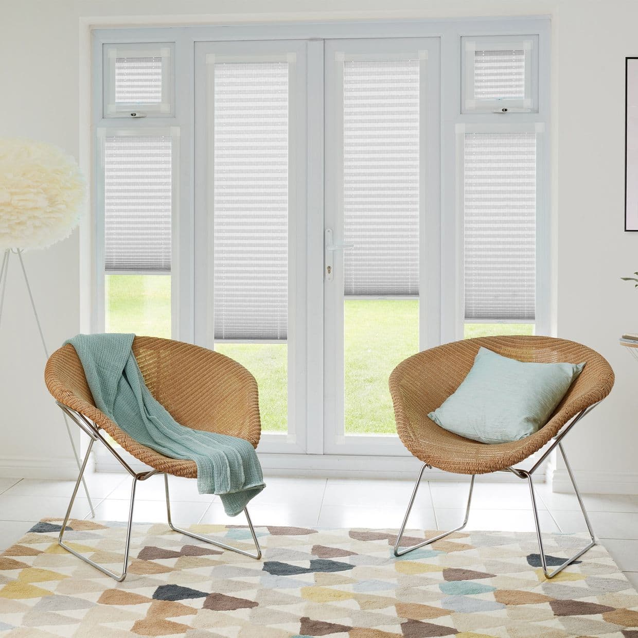 Midas Grey Pleated Blind