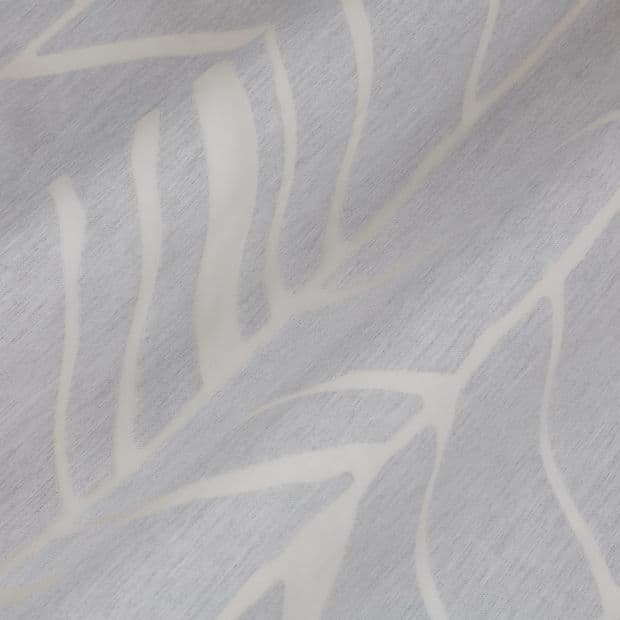 Alpine Silver Voile Curtain