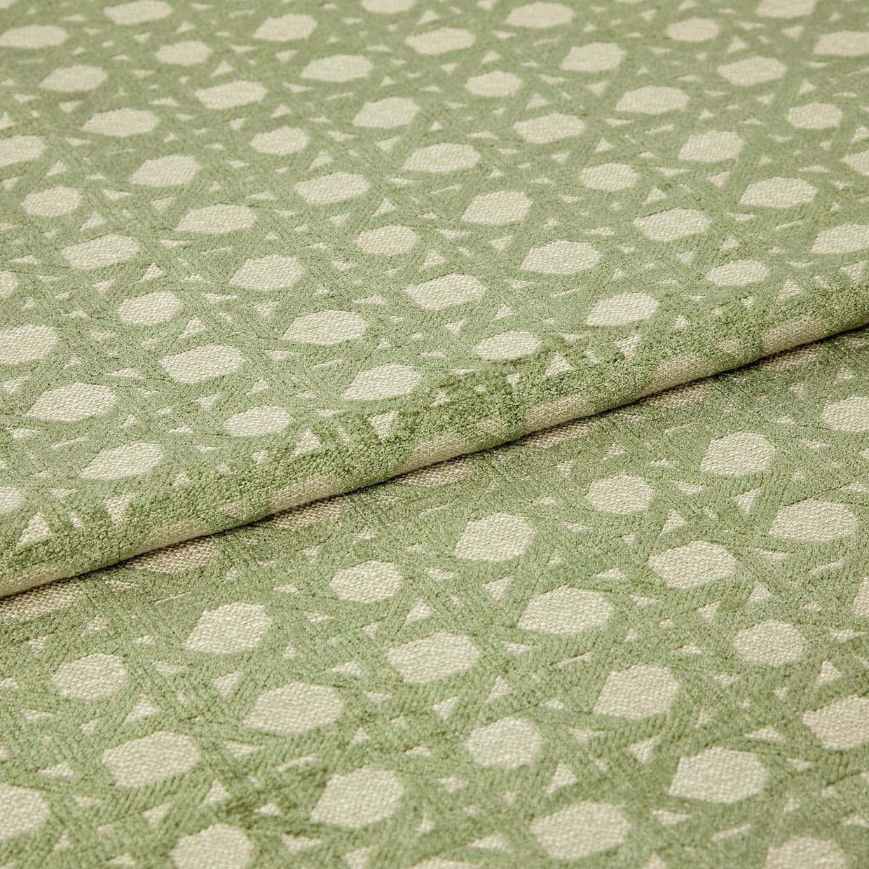 Wyndhams Rattan Pistachio Roman Blind
