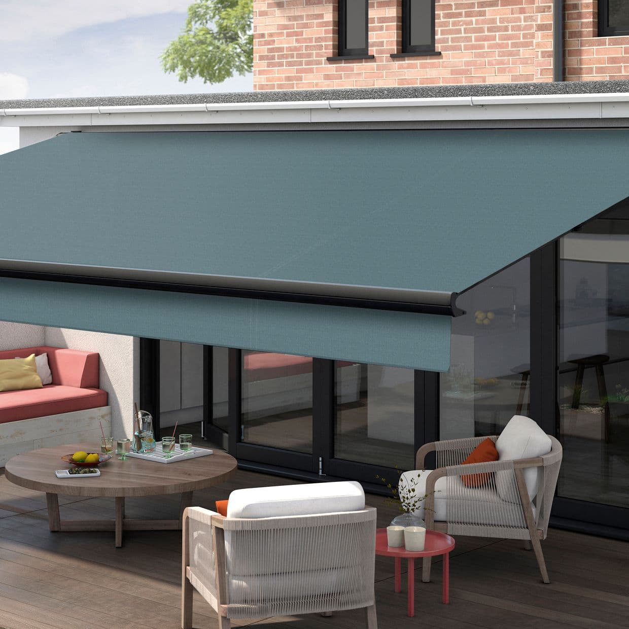 Pique Denim Awning