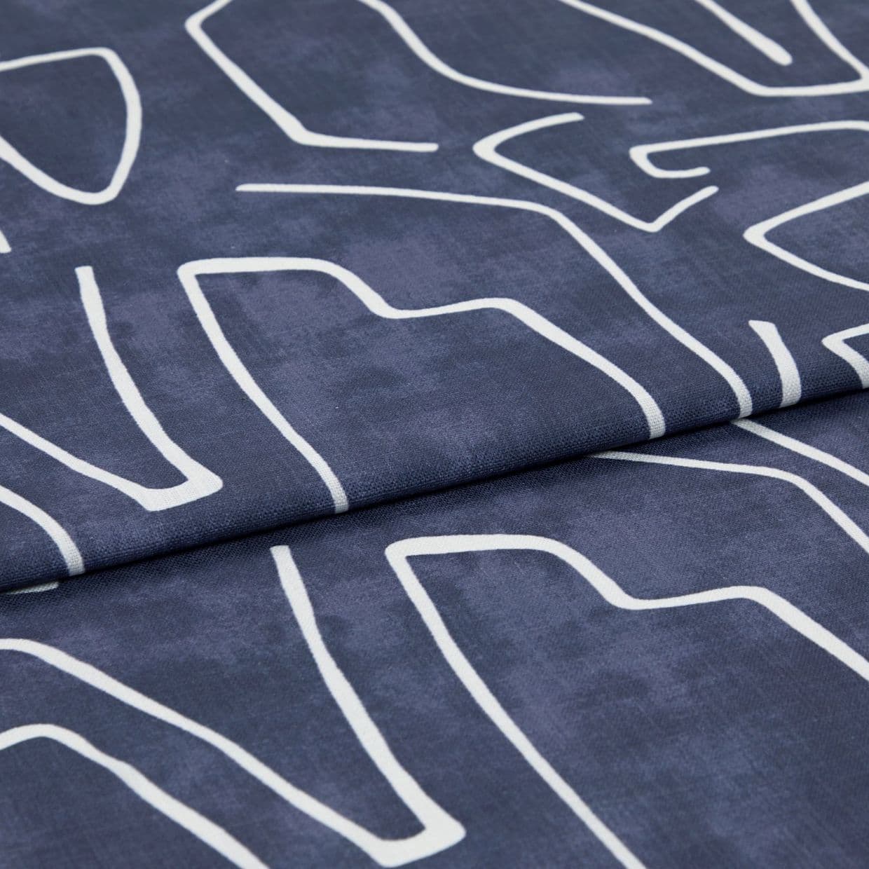 Nora Indigo Roman blind