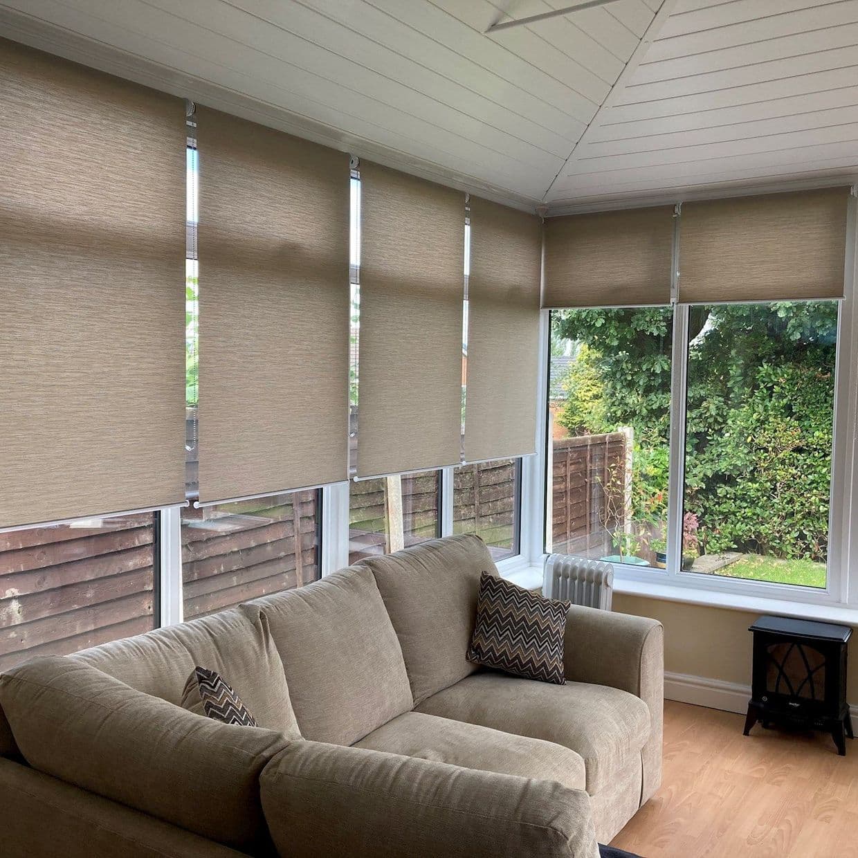 Conscious Walnut Roller Blind