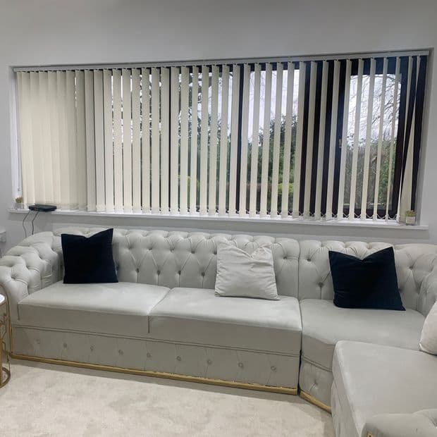 Tempest Cream Vertical Blind