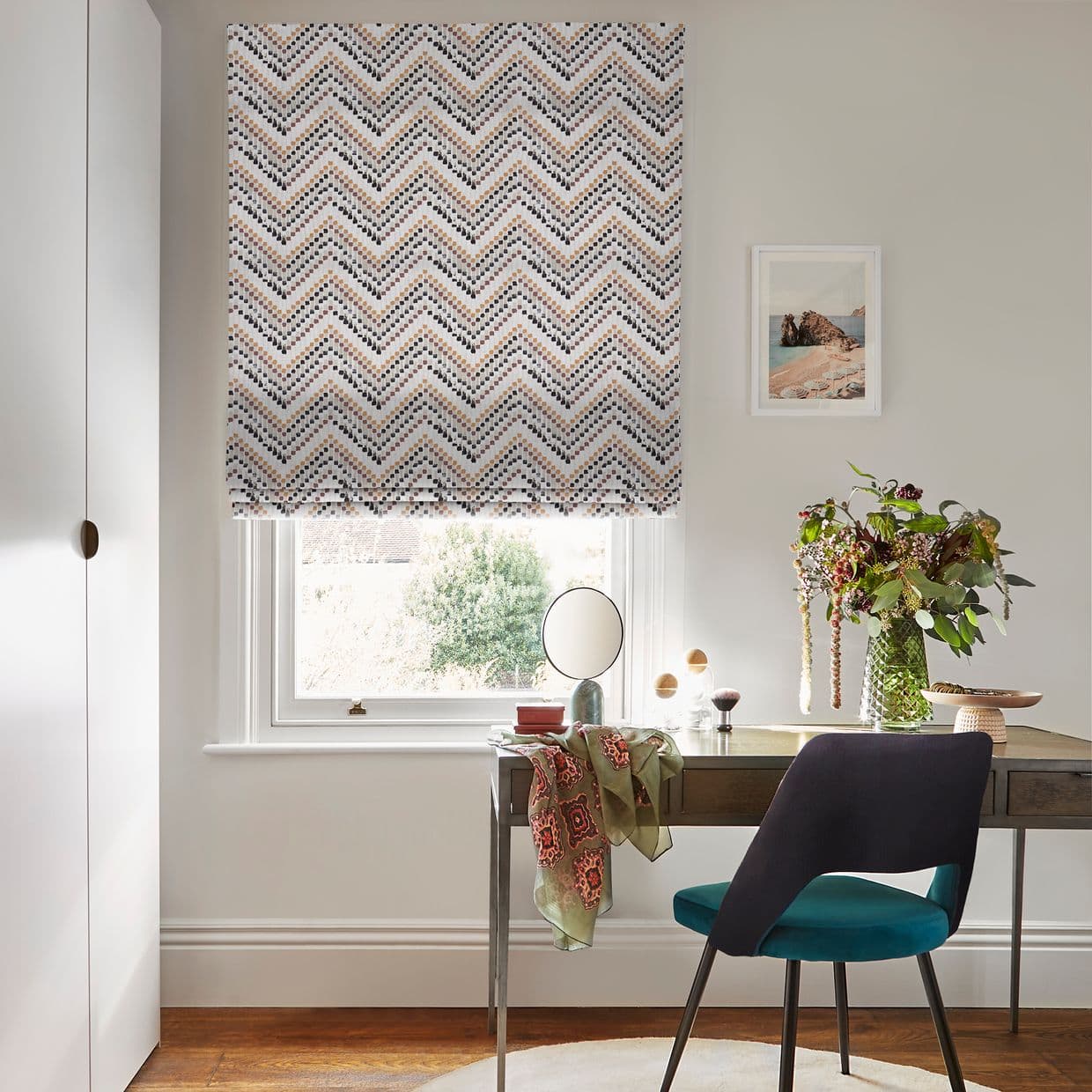 Holi Desert Roman blind
