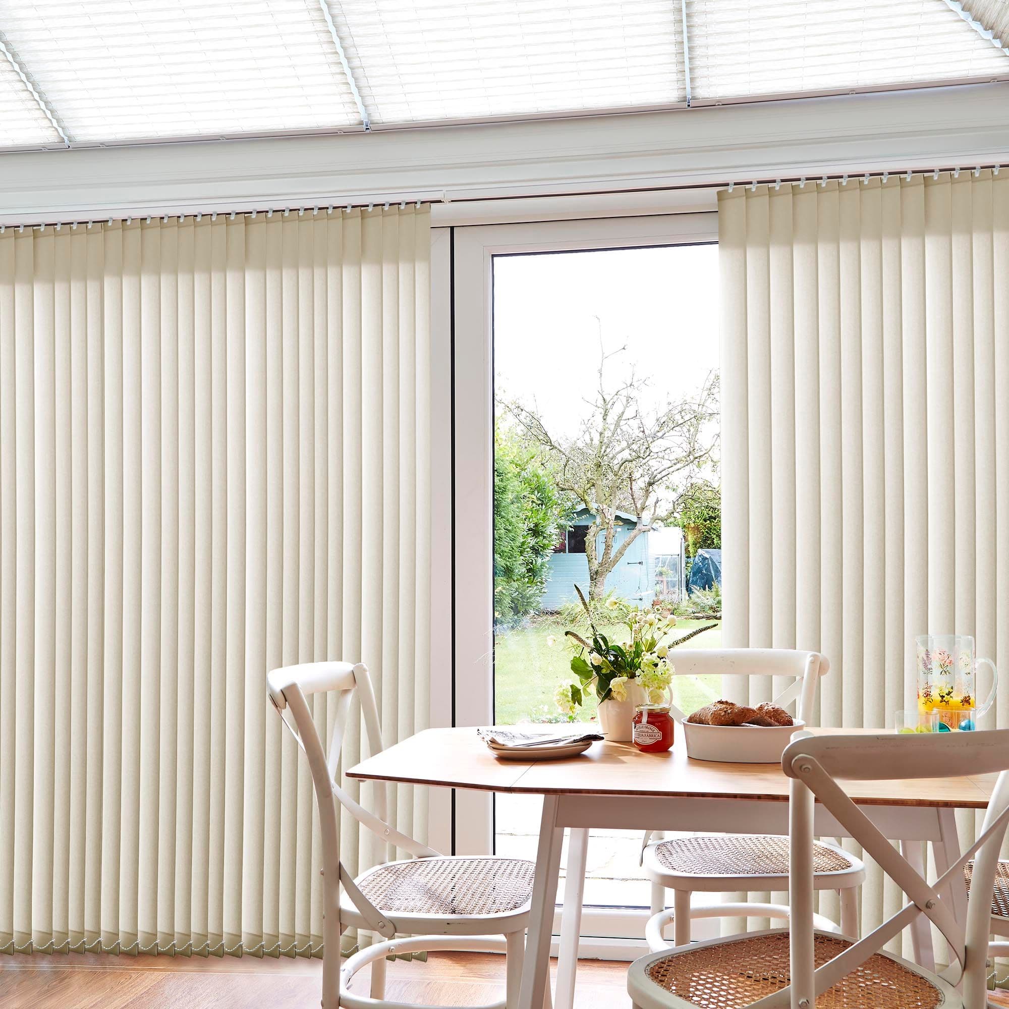 Reber Cream Conservatory Vertical Blind