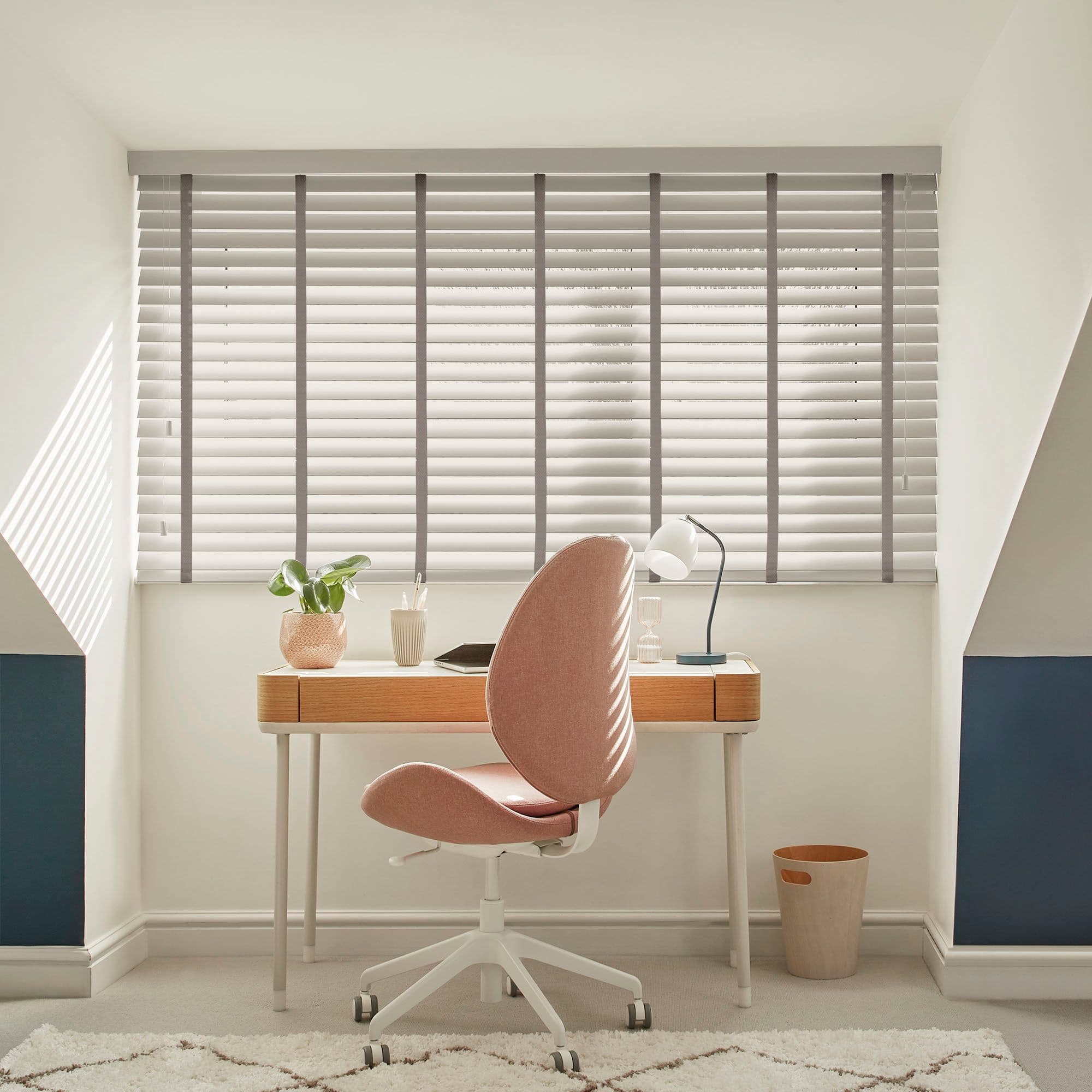 Shades Smoke Grey Faux Wood Venetian