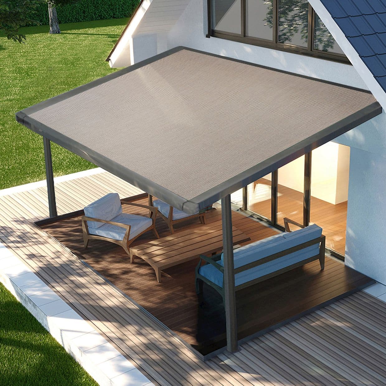Papyrus Tweed Awning