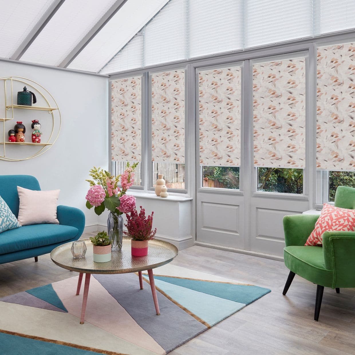 Rivara Blackout Plaster Conservatory Roller blind